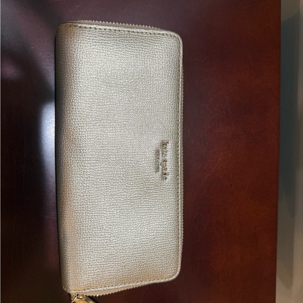 Kate Spade Metallic Gold Wallet